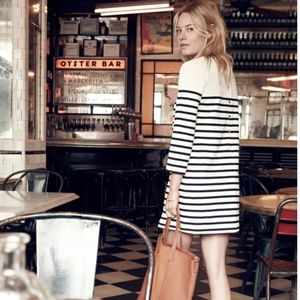 Madewell x Sezane Striped Knit Shift Dress